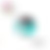 X2 cabochons femme 14mm