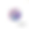 X2 cabochons fleuris 14mm