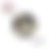 X2 cabochons feuille 14mm