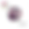 X2 cabochons fleur 14mm