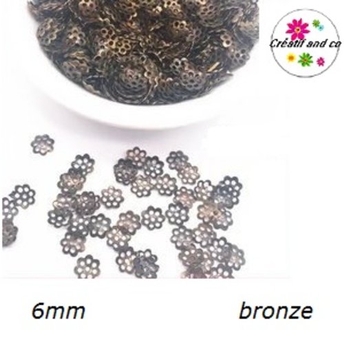 X50 calottes bronze 6mm