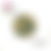 X2 cabochons fleuris 14mm