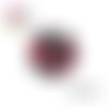 X2 cabochons fleuris 14mm