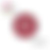 X2 cabochons fleuris 14mm