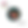 X2 cabochons fleuris 14mm