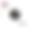 X2 cabochons fleuris 14mm