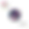 X2 cabochons fleuris 14mm