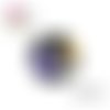 X2 cabochons fleuris 14mm