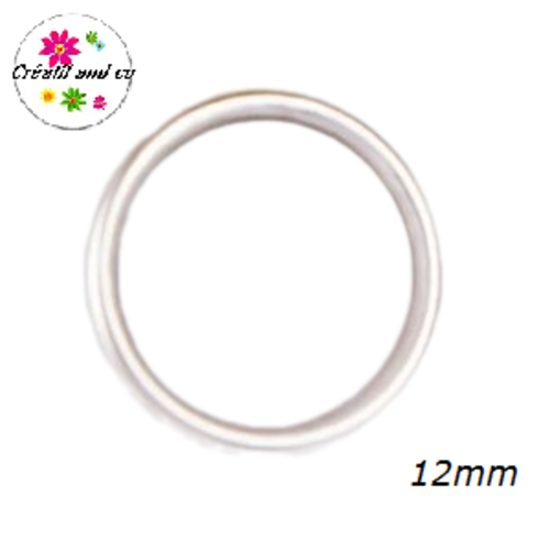 Bouton pression blanc résine 12mm