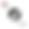 X2 cabochons fleuris 14mm