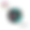X2 cabochons fleuris 14mm