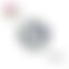 X2 cabochons fleuris 14mm