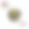 X2 cabochons feuille 14mm