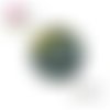 X2 cabochons feuille 14mm