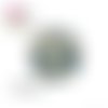 X2 cabochons fleuris 10mm