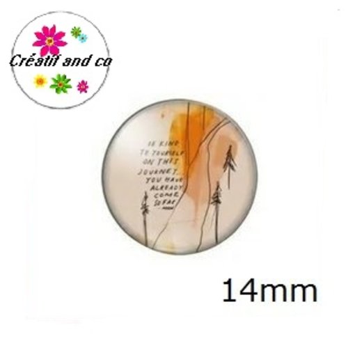 X2 cabochons 14mm