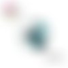 X2 cabochons ban de poissons 14mm