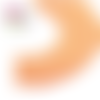 X50 perles heishi oranges 4mm