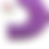 X50 perles heishi mauves 4mm