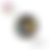 X2 cabochons fleuris 14mm