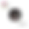 X2 cabochons fleuris 14mm