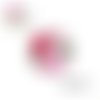 X2 cabochons fleuris 14mm