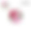 X2 cabochons fleuris 12mm