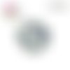 X2 cabochons fleuris 12mm
