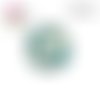 X2 cabochons fleuris 12mm
