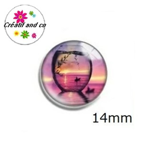 X2 cabochons 14mm