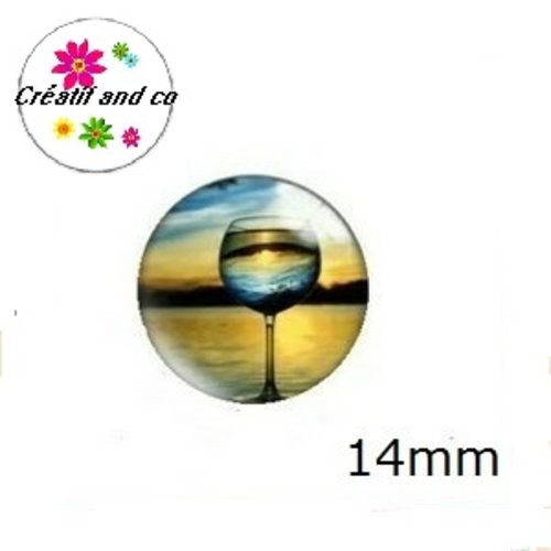 X2 cabochons 14mm