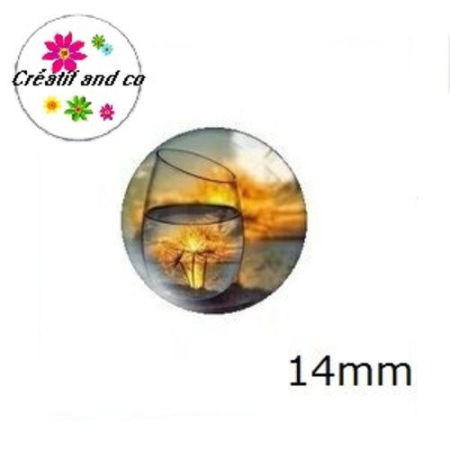 X2 cabochons 14mm