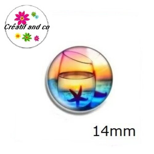 X2 cabochons 14mm