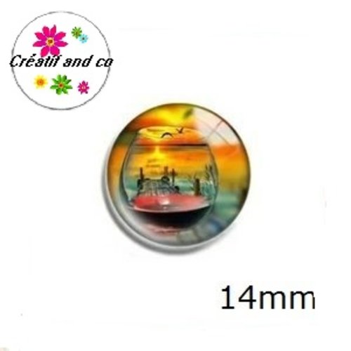 X2 cabochons 14mm