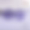 Breloque estampe fée dans cercle mauve 22mm