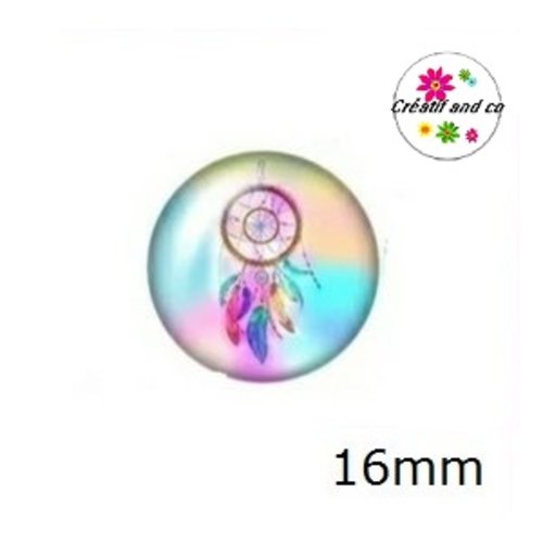 X2 cabochons attrape rêve 16mm