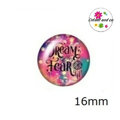 X2 cabochons attrape rêve 16mm