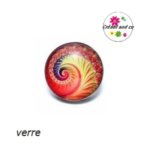 Bouton pression à motif