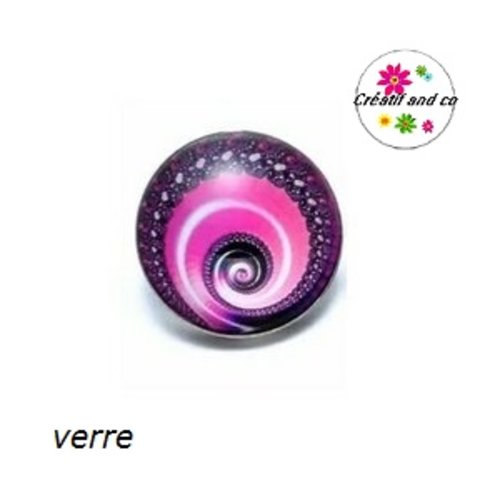 Bouton pression à motif