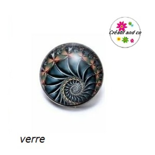 Bouton pression à motif