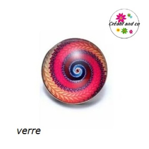 Bouton pression à motif
