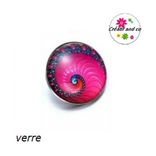 Bouton pression à motif