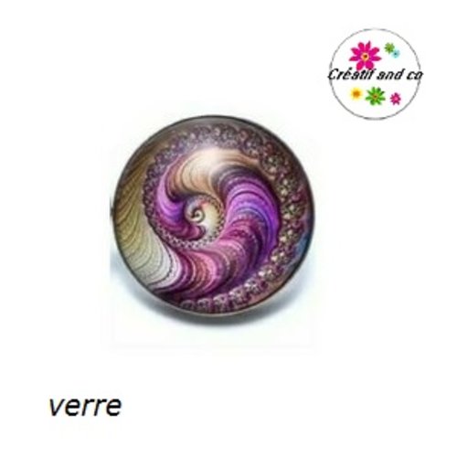 Bouton pression à motif