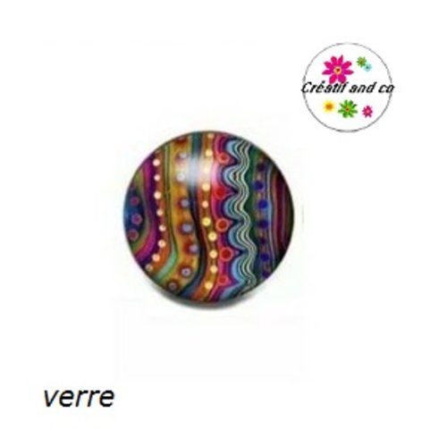 Bouton pression coloré