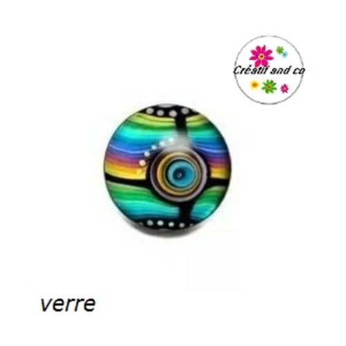 Bouton pression coloré