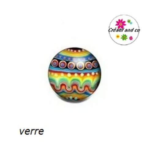 Bouton pression coloré