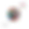 Bouton pression coloré