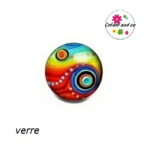 Bouton pression coloré