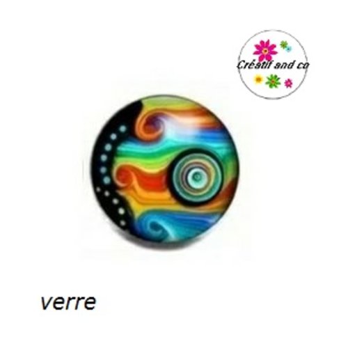Bouton pression coloré