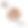 X2 cabochons chat dans tasse 14mm